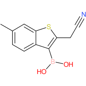 3-borono-6-methylbenzothiophene-2-acetonitrile