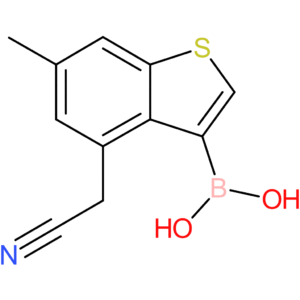 3-borono-6-methylbenzothiophene-4-acetonitrile