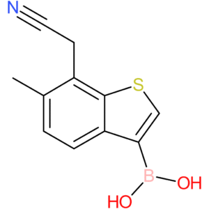 3-borono-6-methylbenzothiophene-7-acetonitrile