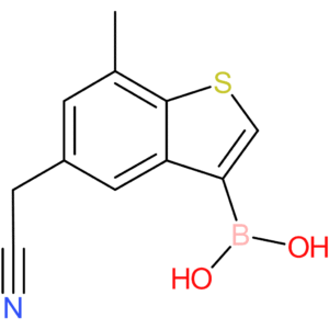 3-borono-7-methylbenzothiophene-5-acetonitrile