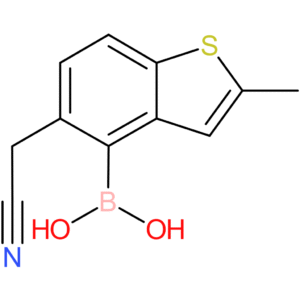 4-borono-2-methylbenzothiophene-5-acetonitrile