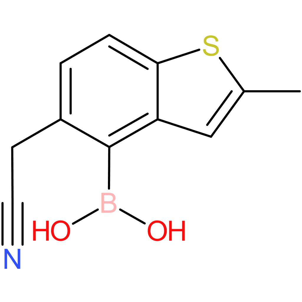 4-borono-2-methylbenzothiophene-5-acetonitrile