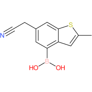 4-borono-2-methylbenzothiophene-6-acetonitrile