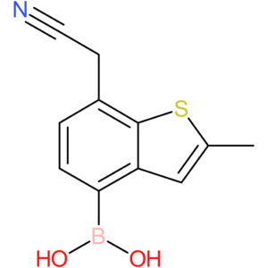 4-borono-2-methylbenzothiophene-7-acetonitrile