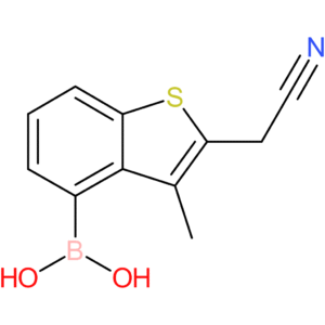 4-borono-3-methylbenzothiophene-2-acetonitrile