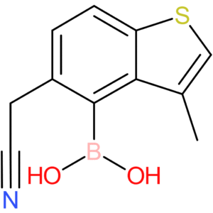 4-borono-3-methylbenzothiophene-5-acetonitrile