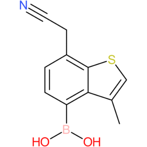 4-borono-3-methylbenzothiophene-7-acetonitrile