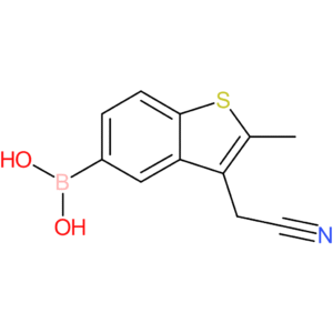 5-borono-2-methylbenzothiophene-3-acetonitrile