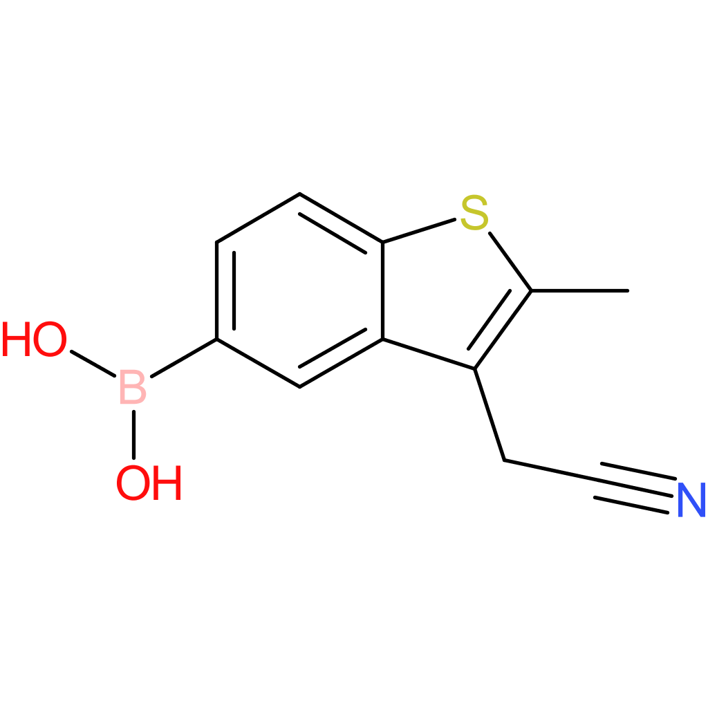 5-borono-2-methylbenzothiophene-3-acetonitrile