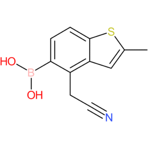 5-borono-2-methylbenzothiophene-4-acetonitrile