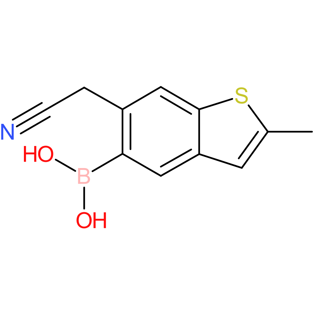 5-borono-2-methylbenzothiophene-6-acetonitrile
