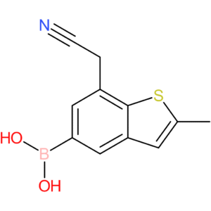5-borono-2-methylbenzothiophene-7-acetonitrile
