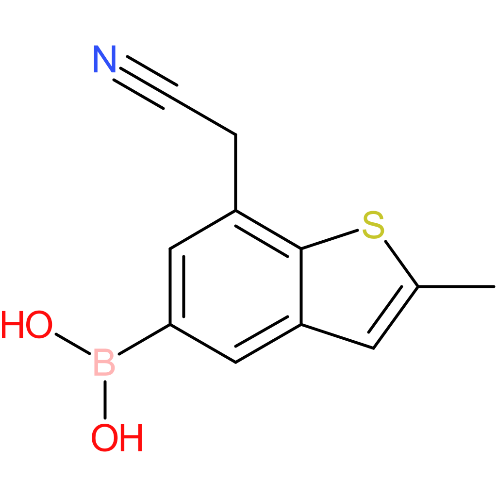5-borono-2-methylbenzothiophene-7-acetonitrile