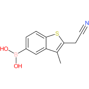 5-borono-3-methylbenzothiophene-2-acetonitrile