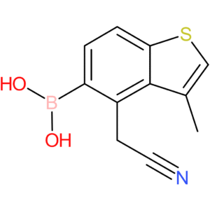 5-borono-3-methylbenzothiophene-4-acetonitrile