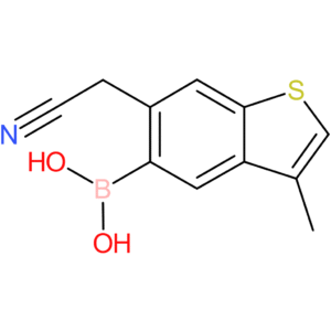 5-borono-3-methylbenzothiophene-6-acetonitrile