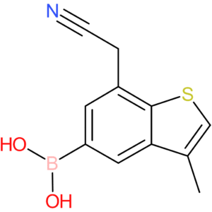 5-borono-3-methylbenzothiophene-7-acetonitrile