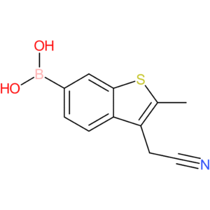 6-borono-2-methylbenzothiophene-3-acetonitrile