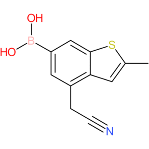 6-borono-2-methylbenzothiophene-4-acetonitrile