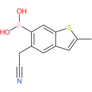 6-borono-2-methylbenzothiophene-5-acetonitrile
