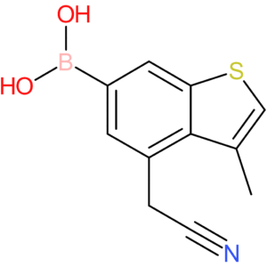 6-borono-3-methylbenzothiophene-4-acetonitrile