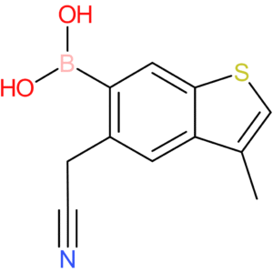 6-borono-3-methylbenzothiophene-5-acetonitrile