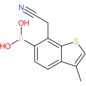 6-borono-3-methylbenzothiophene-7-acetonitrile