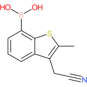 7-borono-2-methylbenzothiophene-3-acetonitrile