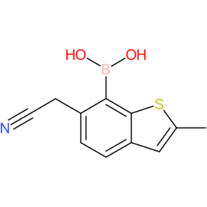 7-borono-2-methylbenzothiophene-6-acetonitrile