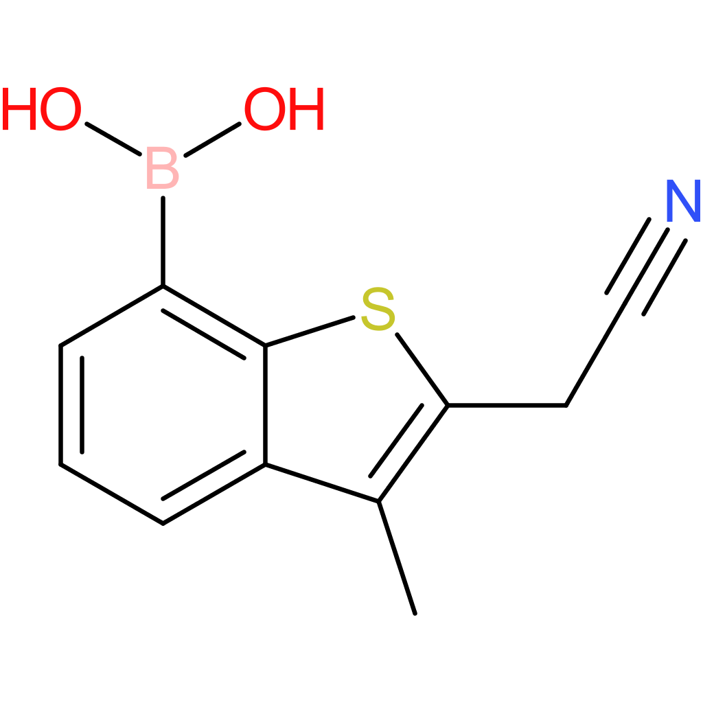 7-borono-3-methylbenzothiophene-2-acetonitrile