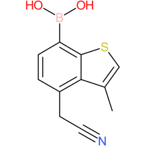 7-borono-3-methylbenzothiophene-4-acetonitrile