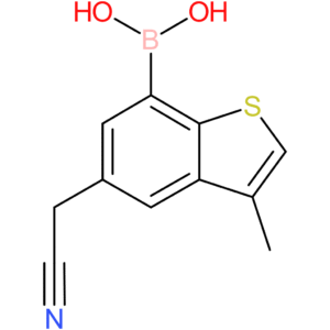 7-borono-3-methylbenzothiophene-5-acetonitrile