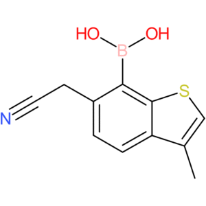 7-borono-3-methylbenzothiophene-6-acetonitrile
