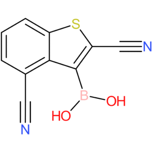 2,4-dicyanobenzothiophene-3-boronic acid