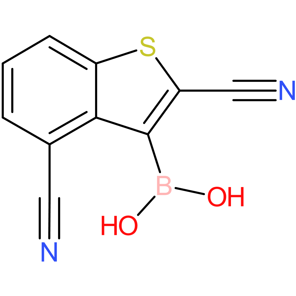 2,4-dicyanobenzothiophene-3-boronic acid