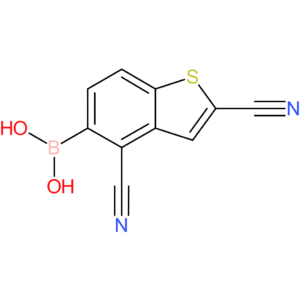 2,4-dicyanobenzothiophene-5-boronic acid