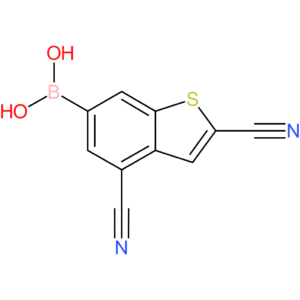 2,4-dicyanobenzothiophene-6-boronic acid