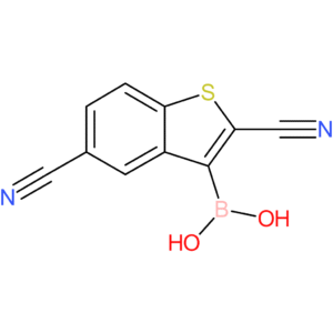 2,5-dicyanobenzothiophene-3-boronic acid
