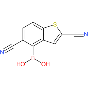 2,5-dicyanobenzothiophene-4-boronic acid