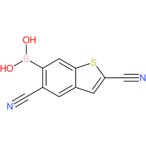 2,5-dicyanobenzothiophene-6-boronic acid