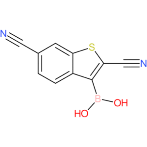 2,6-dicyanobenzothiophene-3-boronic acid