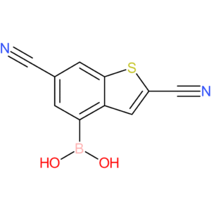 2,6-dicyanobenzothiophene-4-boronic acid