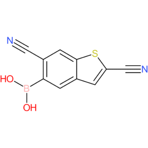2,6-dicyanobenzothiophene-5-boronic acid