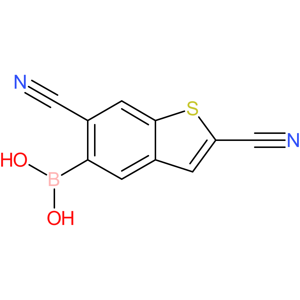 2,6-dicyanobenzothiophene-5-boronic acid