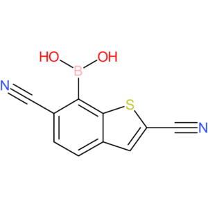 2,6-dicyanobenzothiophene-7-boronic acid