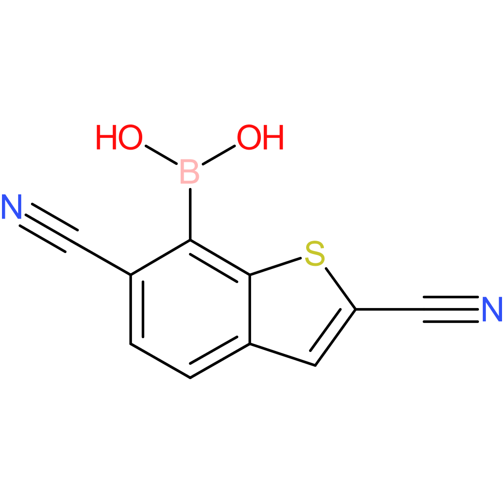 2,6-dicyanobenzothiophene-7-boronic acid