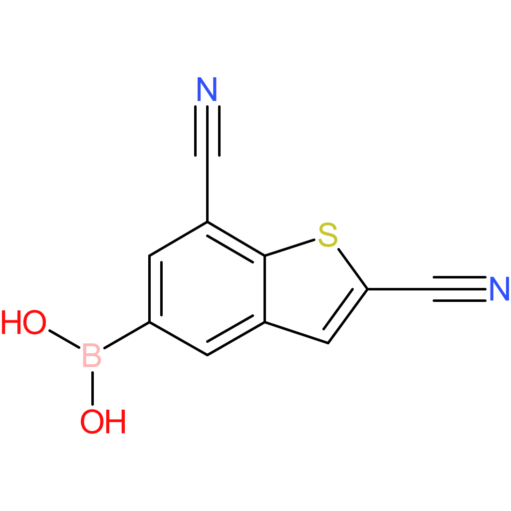2,7-dicyanobenzothiophene-5-boronic acid