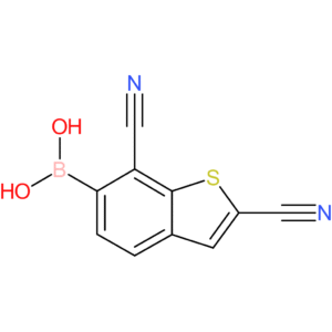 2,7-dicyanobenzothiophene-6-boronic acid