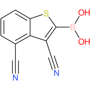 3,4-dicyanobenzothiophene-2-boronic acid