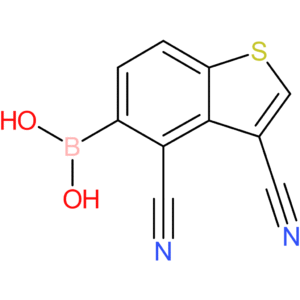 3,4-dicyanobenzothiophene-5-boronic acid